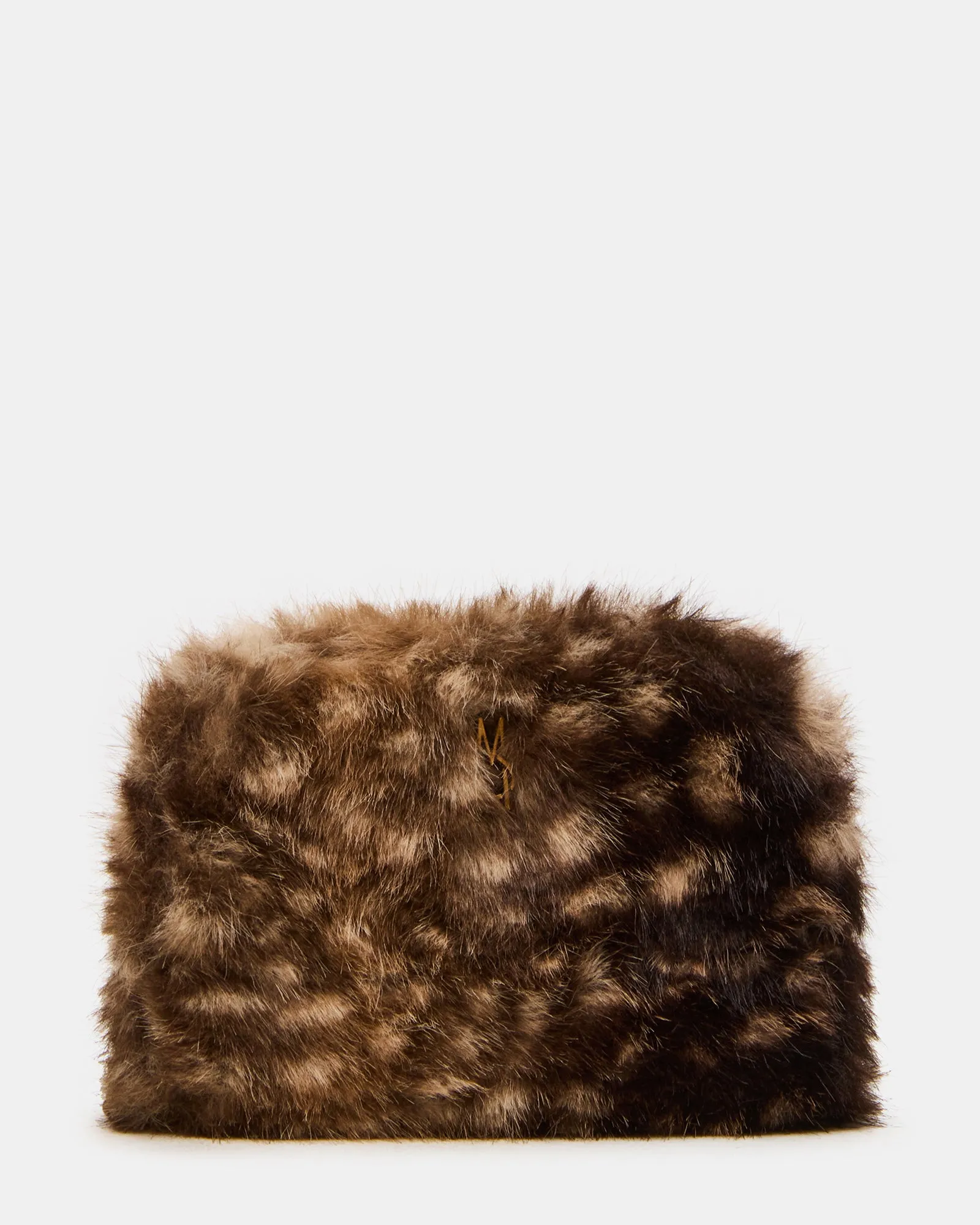 JADEZ FAUX FUR WALLET CHOCOLATE MULTI sold by Steve Madden