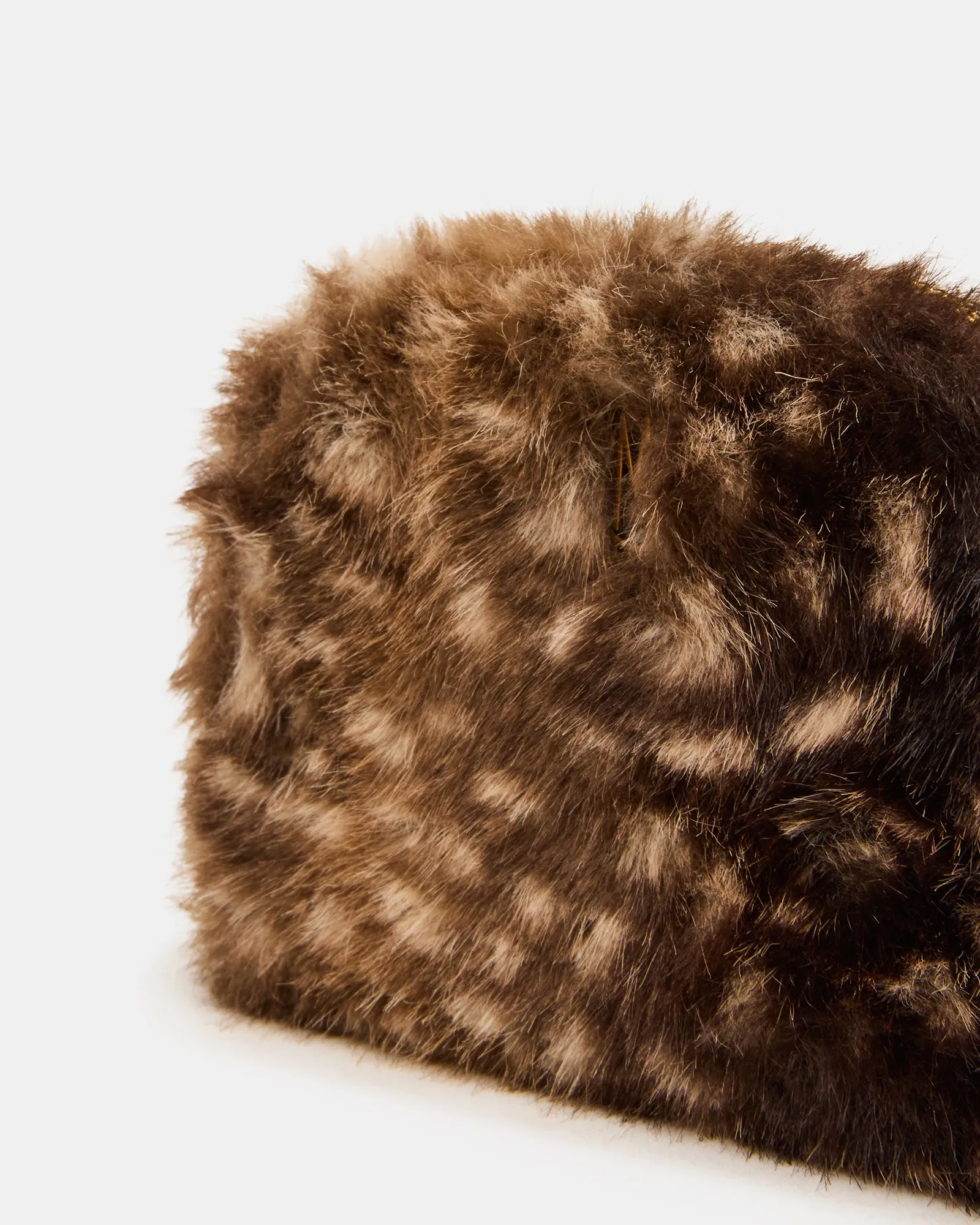 JADEZ FAUX FUR WALLET CHOCOLATE MULTI sold by Steve Madden product image thumbnail 2