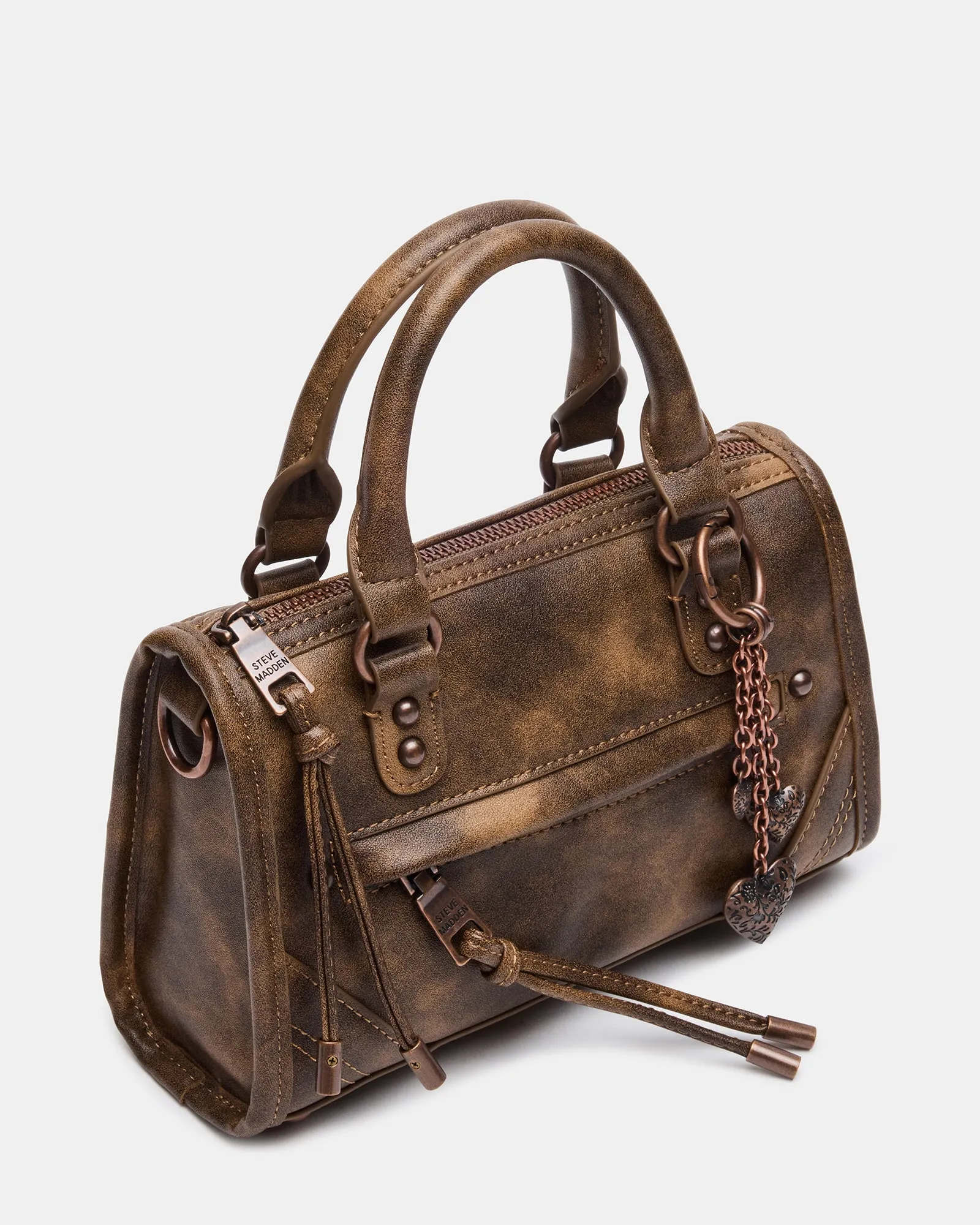 ELIDE BAG DISTRESSED BROWN sold by Steve Madden product image thumbnail 4