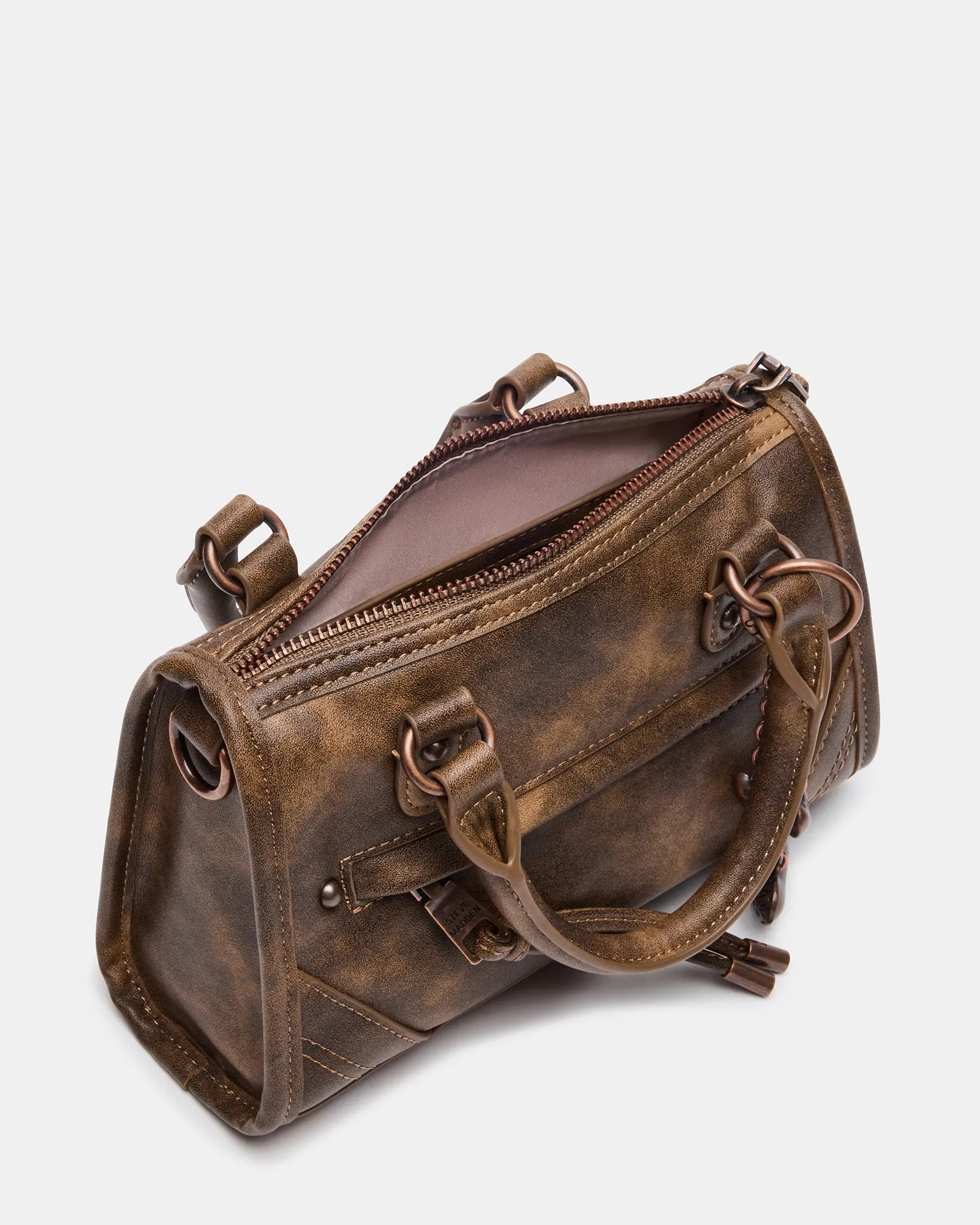 ELIDE BAG DISTRESSED BROWN sold by Steve Madden product image thumbnail 5