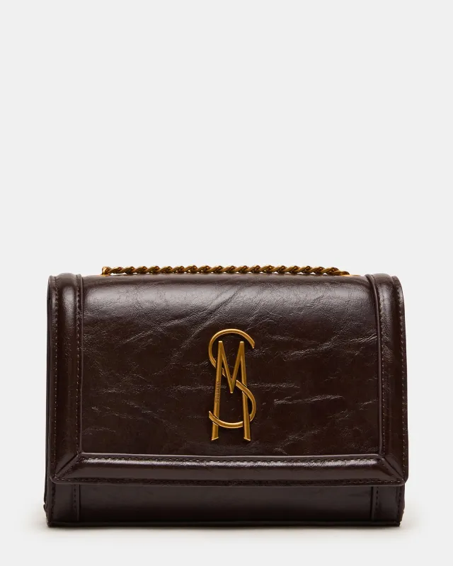 LARISAL BAG CHOCOLATE made by Steve Madden