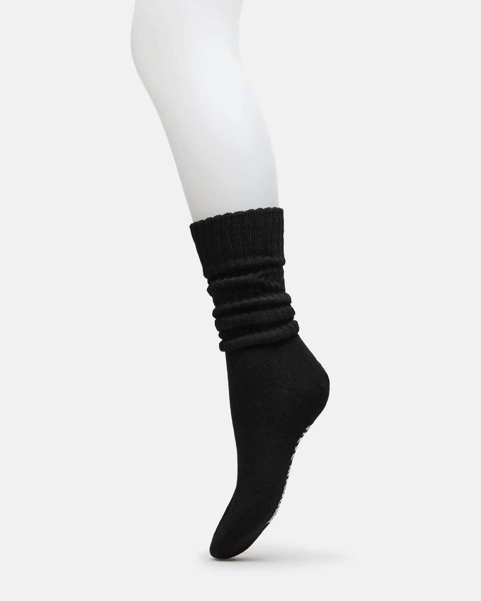 2 PACK RIBBED SLOUCH SOCKS BLACK/WHITE sold by Steve Madden product image thumbnail 3
