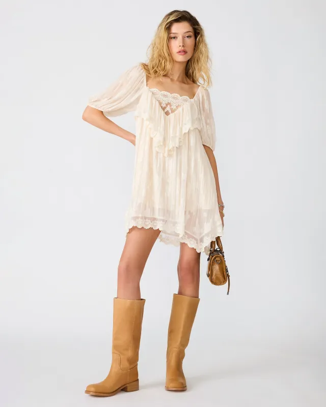 VICKIE DRESS CREAM made by Steve Madden