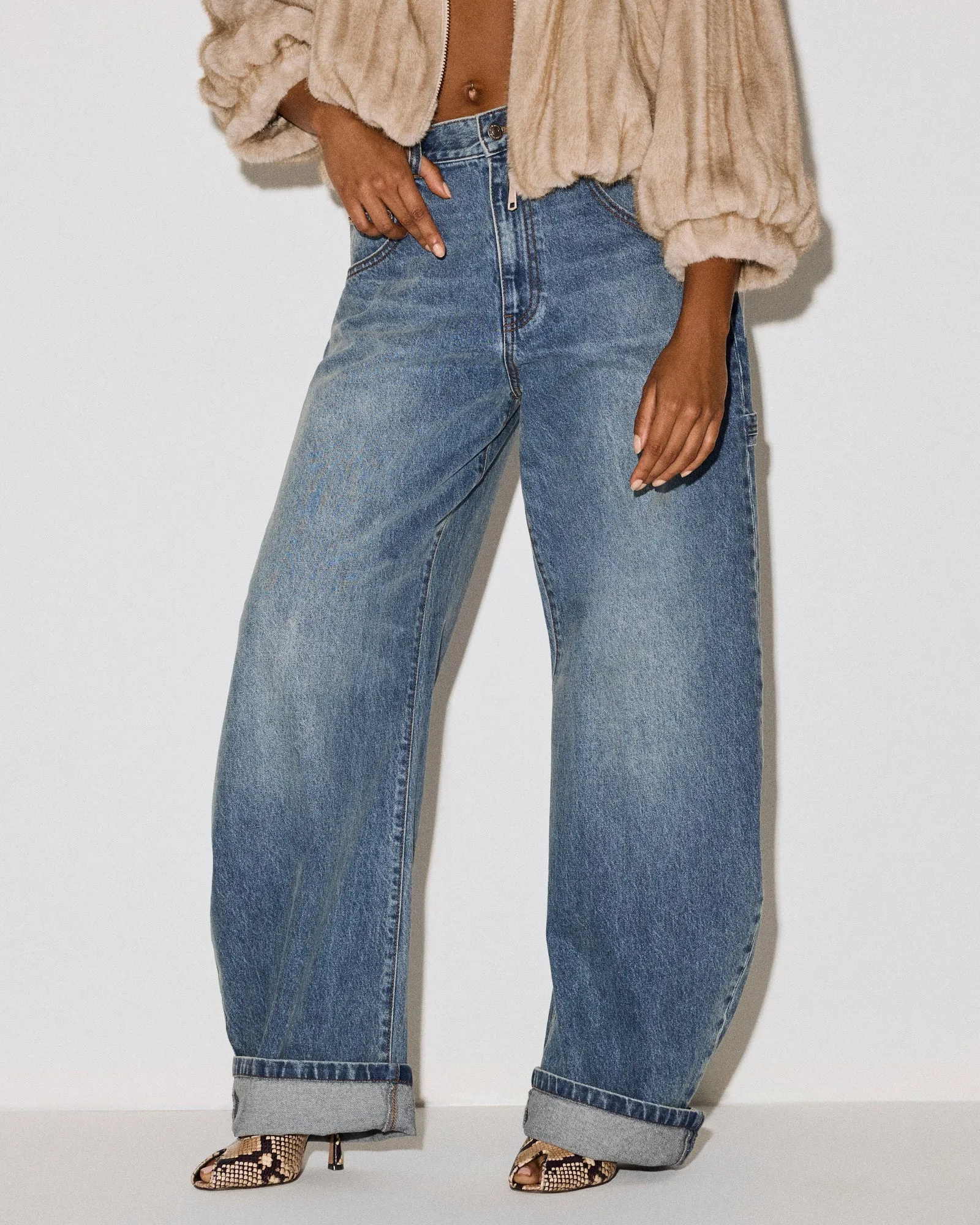 THE PERRY JEAN IMPERIAL BLUE sold by Steve Madden product image thumbnail 4
