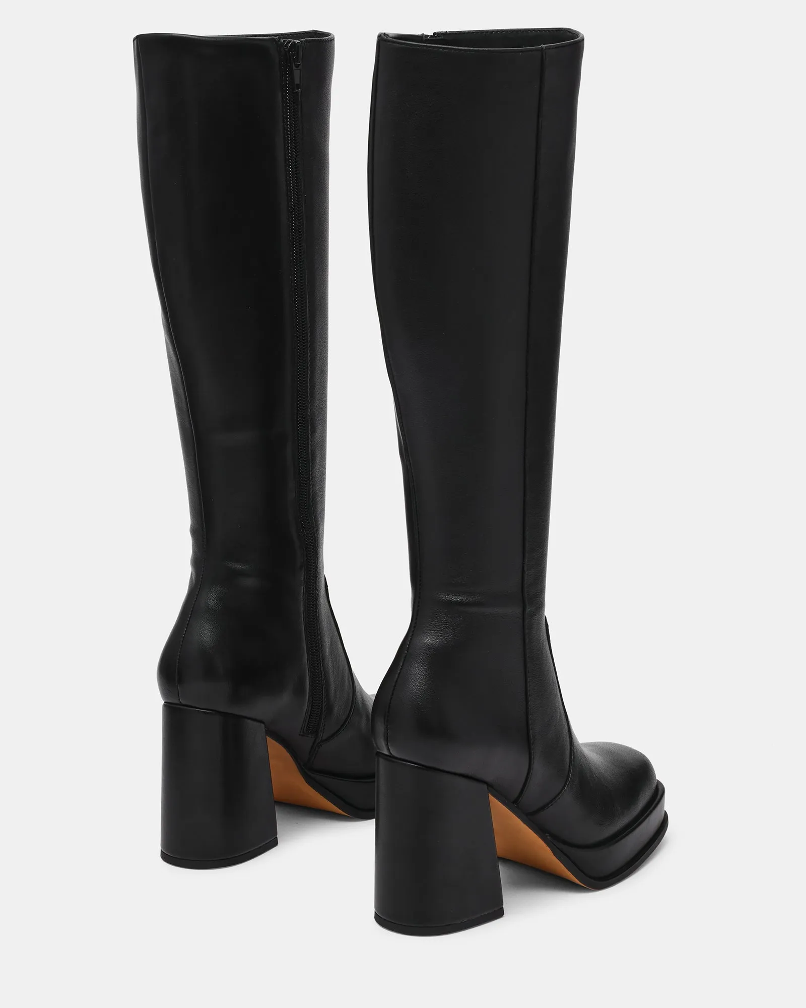 ODELIA BLACK LEATHER sold by Steve Madden product image thumbnail 5