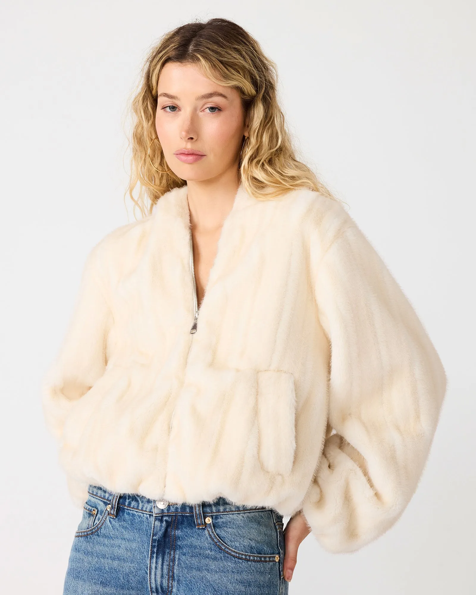 MAVIS JACKET SNOW WHITE sold by Steve Madden product image thumbnail 2