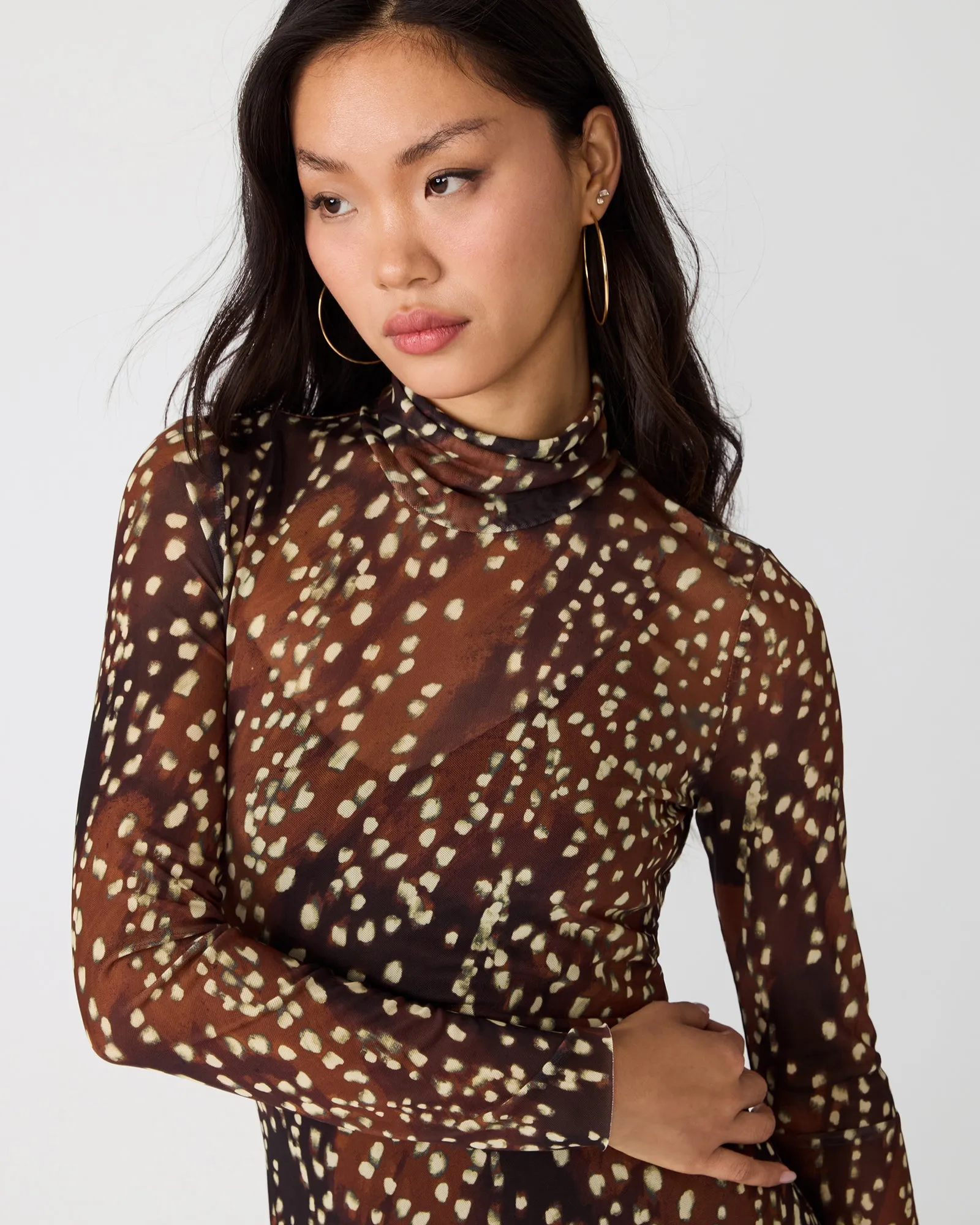 VIVARA DRESS SMOKEY BROWN sold by Steve Madden product image thumbnail 4