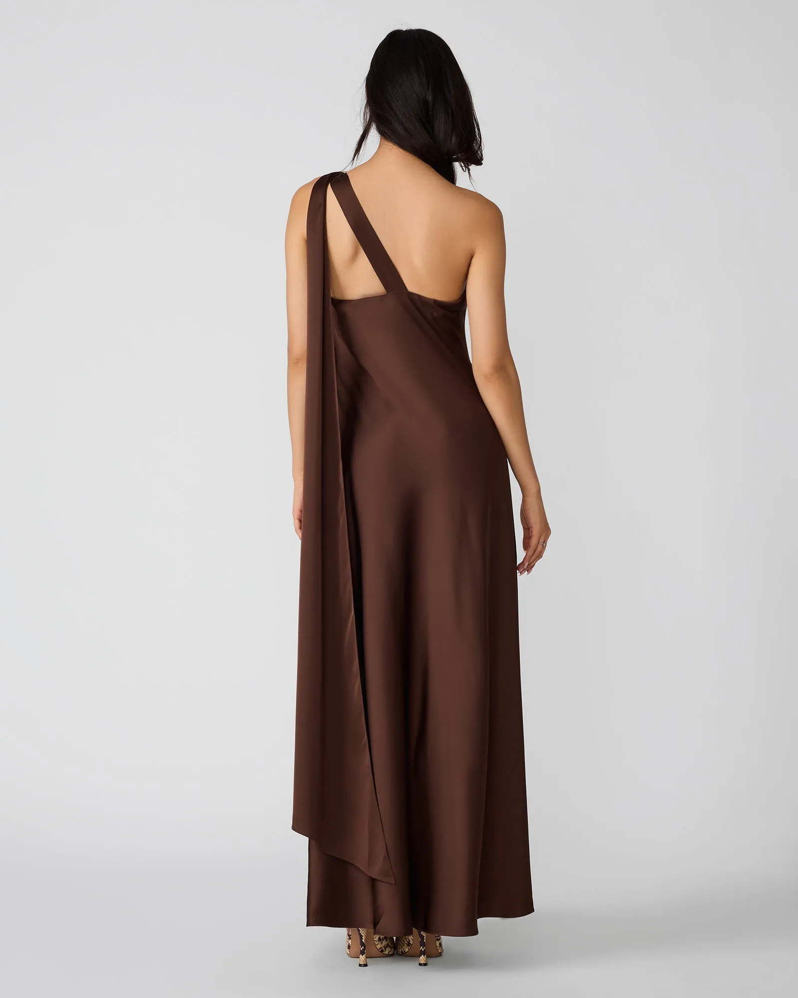 AURORAH DRESS SHAVED CHOCOLATE sold by Steve Madden product image thumbnail 3