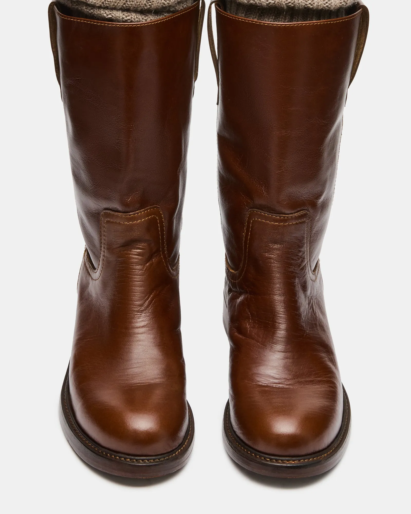 RAMIRA COGNAC LEATHER sold by Steve Madden product image thumbnail 4