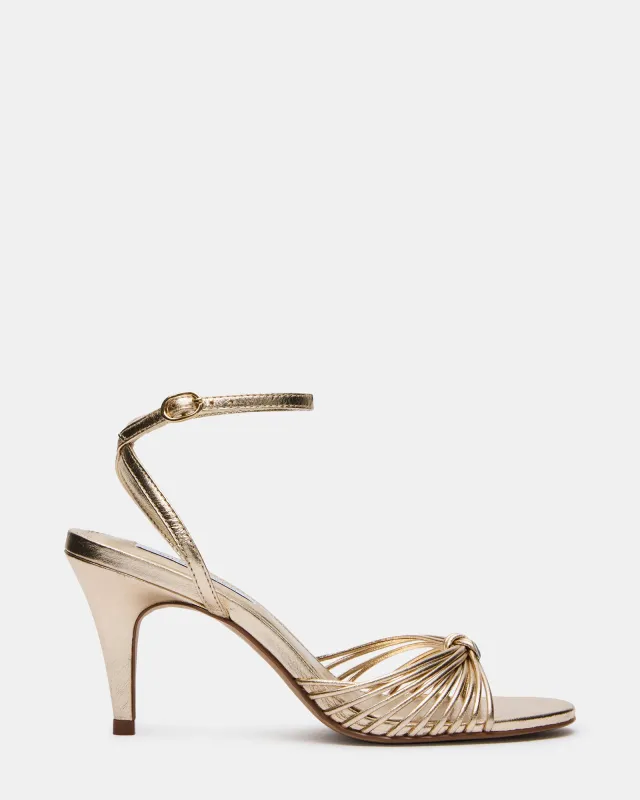 SUKI GOLD LEATHER made by Steve Madden