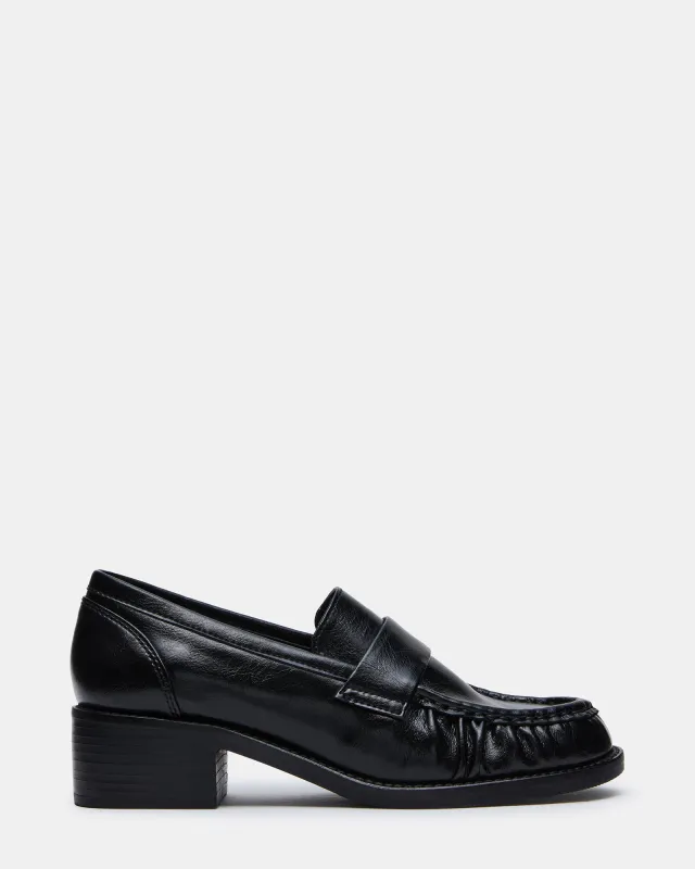 ALTMAN BLACK LEATHER made by Steve Madden