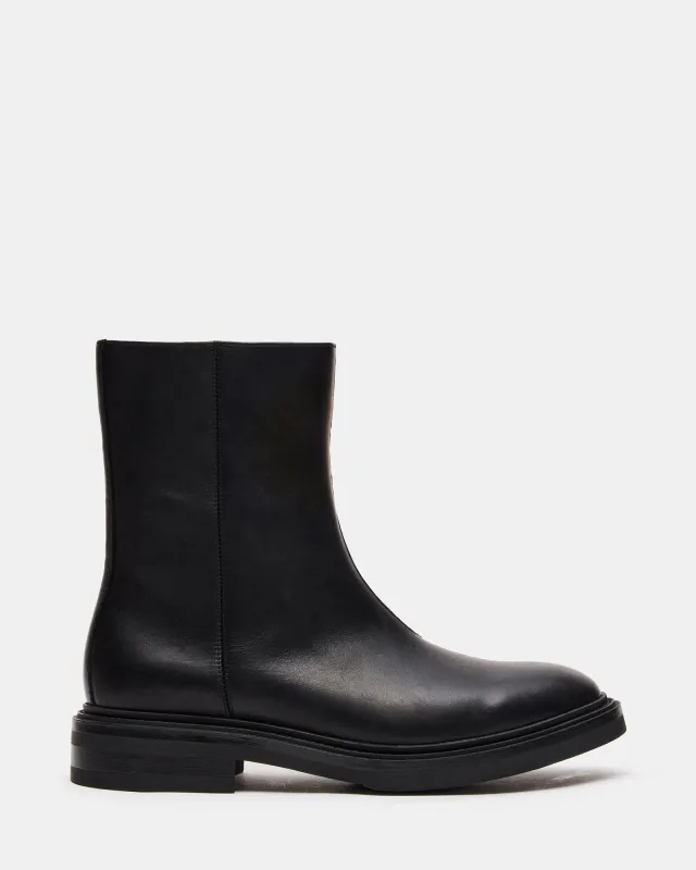 RONCO BLACK LEATHER made by Steve Madden