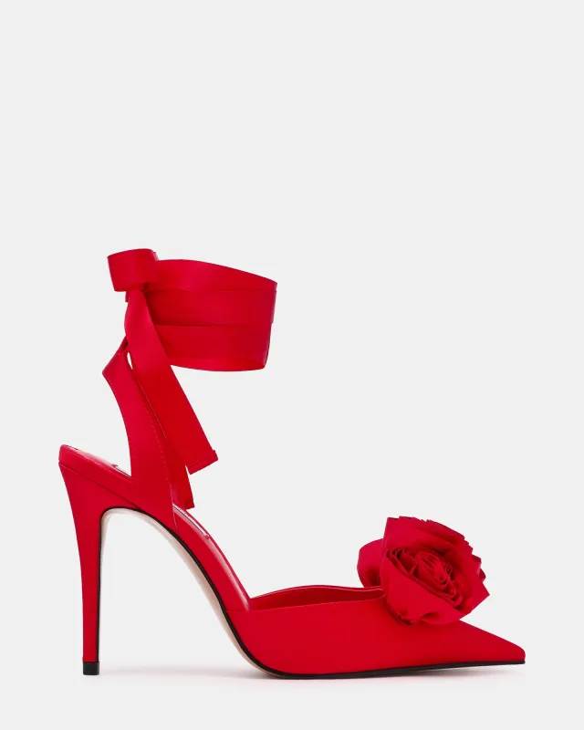 ROSIE RED SATIN made by Steve Madden