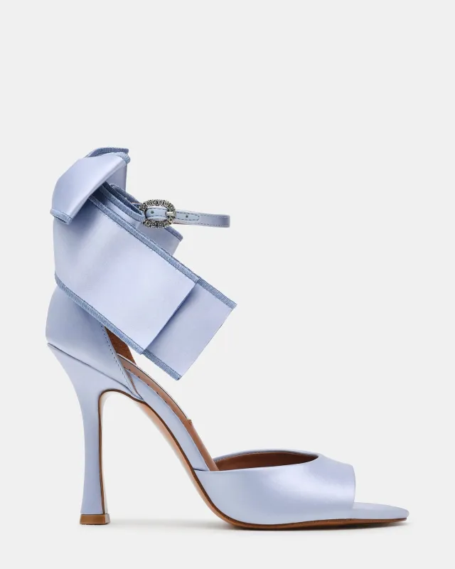 BOUGIE BLUE SATIN made by Steve Madden