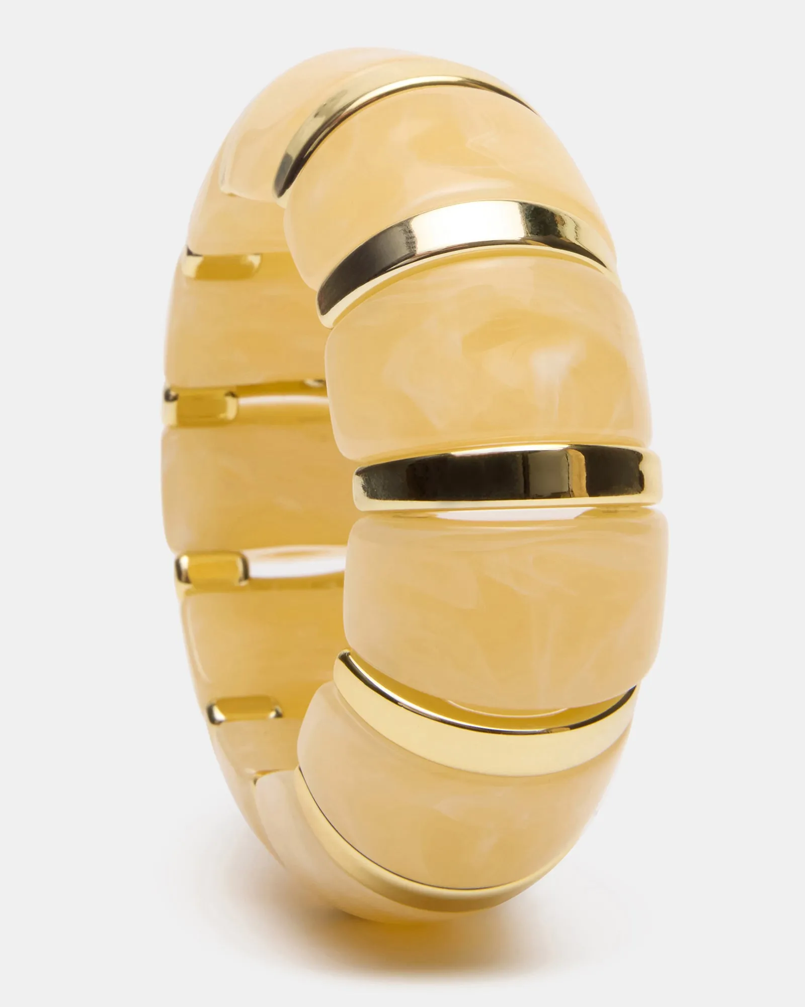 RESIN STRETCH BANGLE BRACELET CREAM sold by Steve Madden product image thumbnail 3