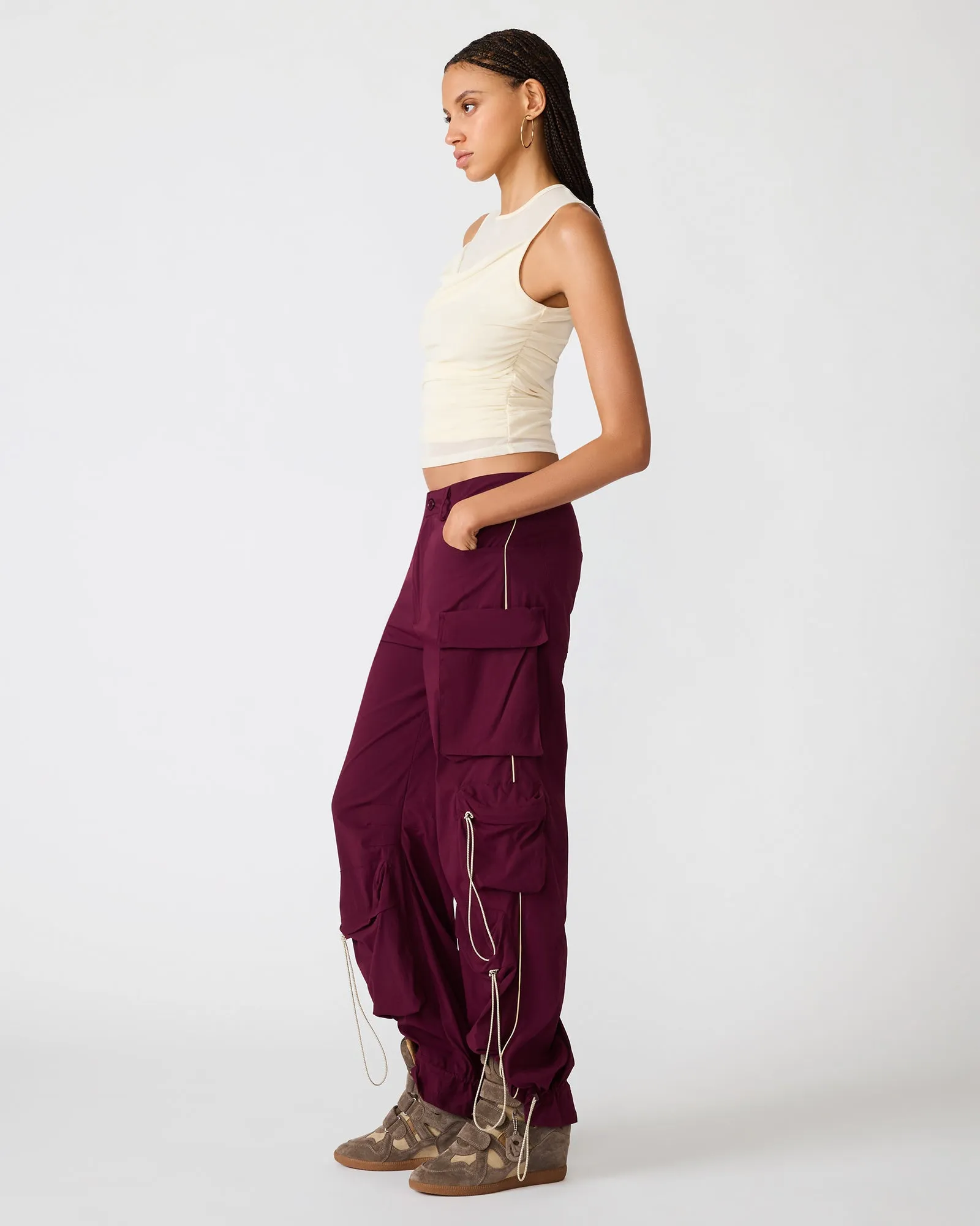 ROMAN KNIT TOP CREAM sold by Steve Madden product image thumbnail 3