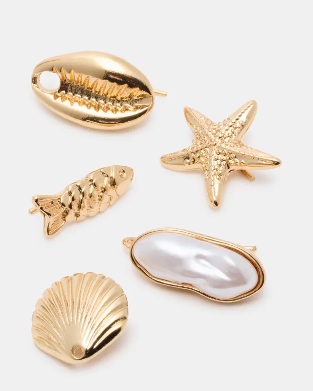 SANDAL CHARMS GOLD made by Steve Madden