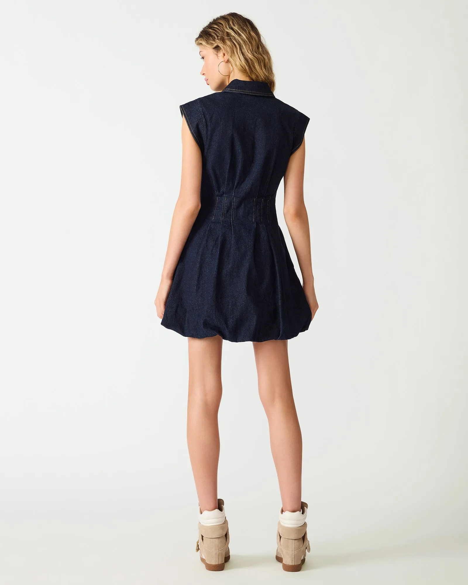 DYANNE DRESS BIJOU BLUE sold by Steve Madden product image thumbnail 3
