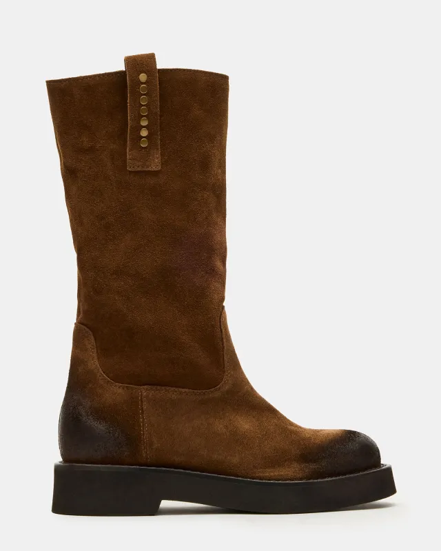 RIDGE CHESTNUT SUEDE made by Steve Madden