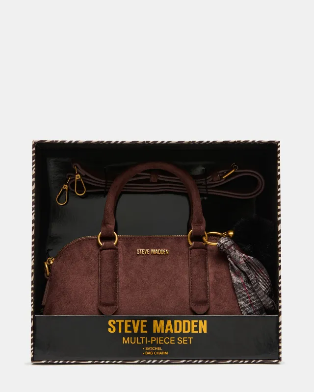 THORNE BAG GIFT SET CHOCOLATE made by Steve Madden