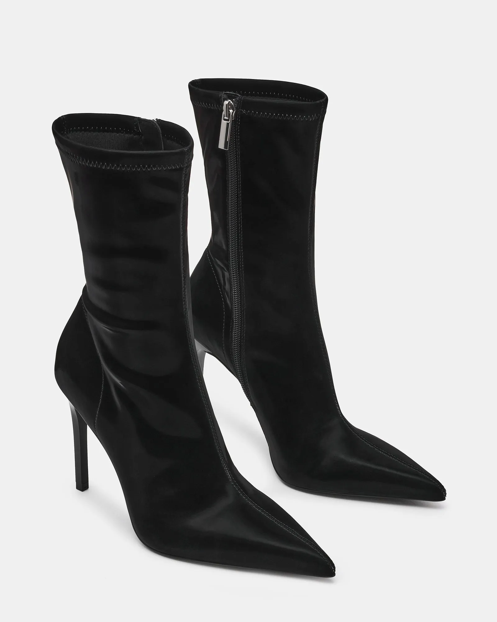 MACKENA BLACK TECHNO SATIN sold by Steve Madden product image thumbnail 3
