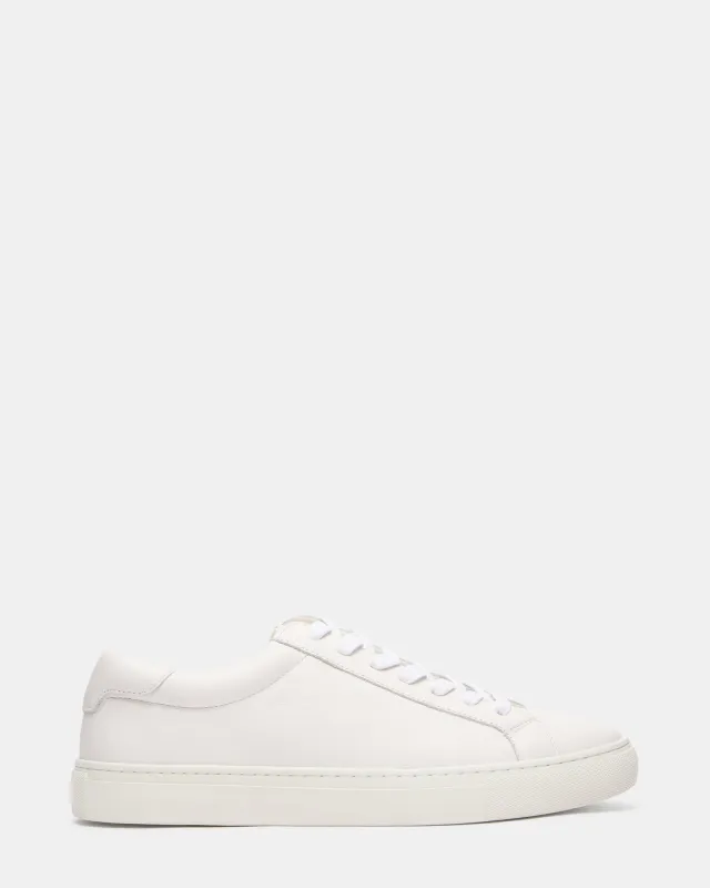 BASTIAN WHITE LEATHER made by Steve Madden