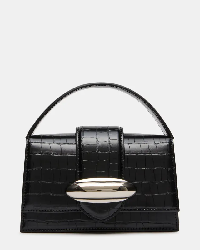 MISHELL BAG BLACK CROCODILE made by Steve Madden