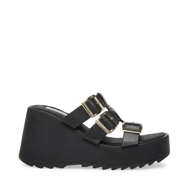 PIERCE BLACK LEATHER - SM REBOOTED made by Steve Madden