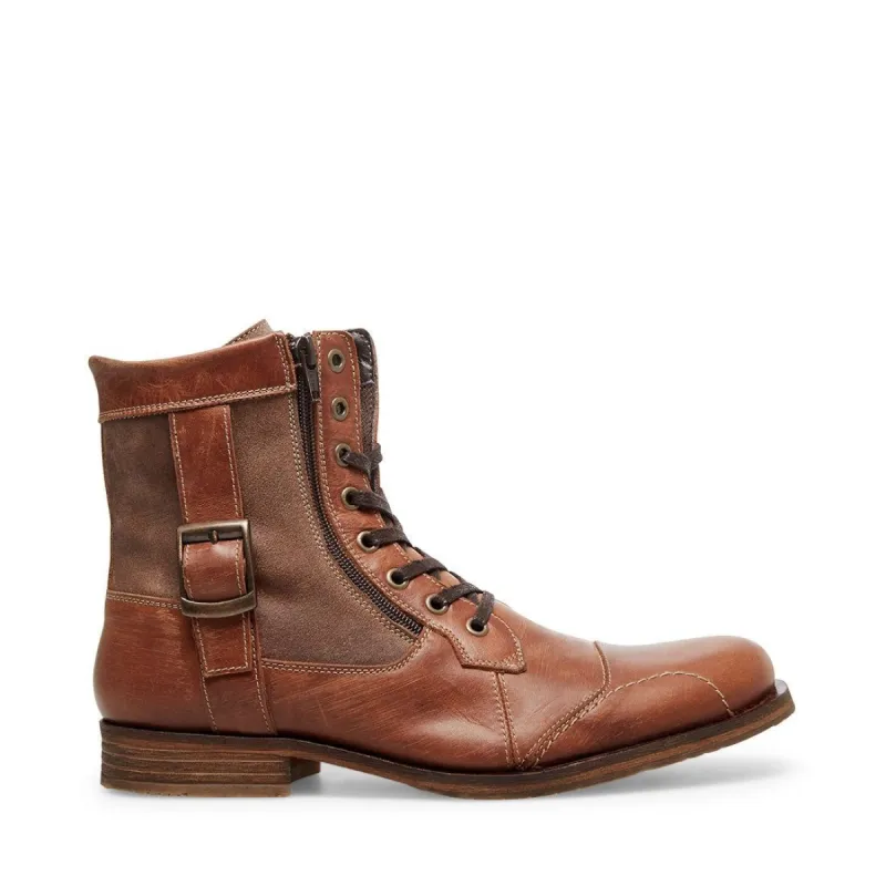 SIDETRACK COGNAC LEATHER - SM REBOOTED sold by Steve Madden