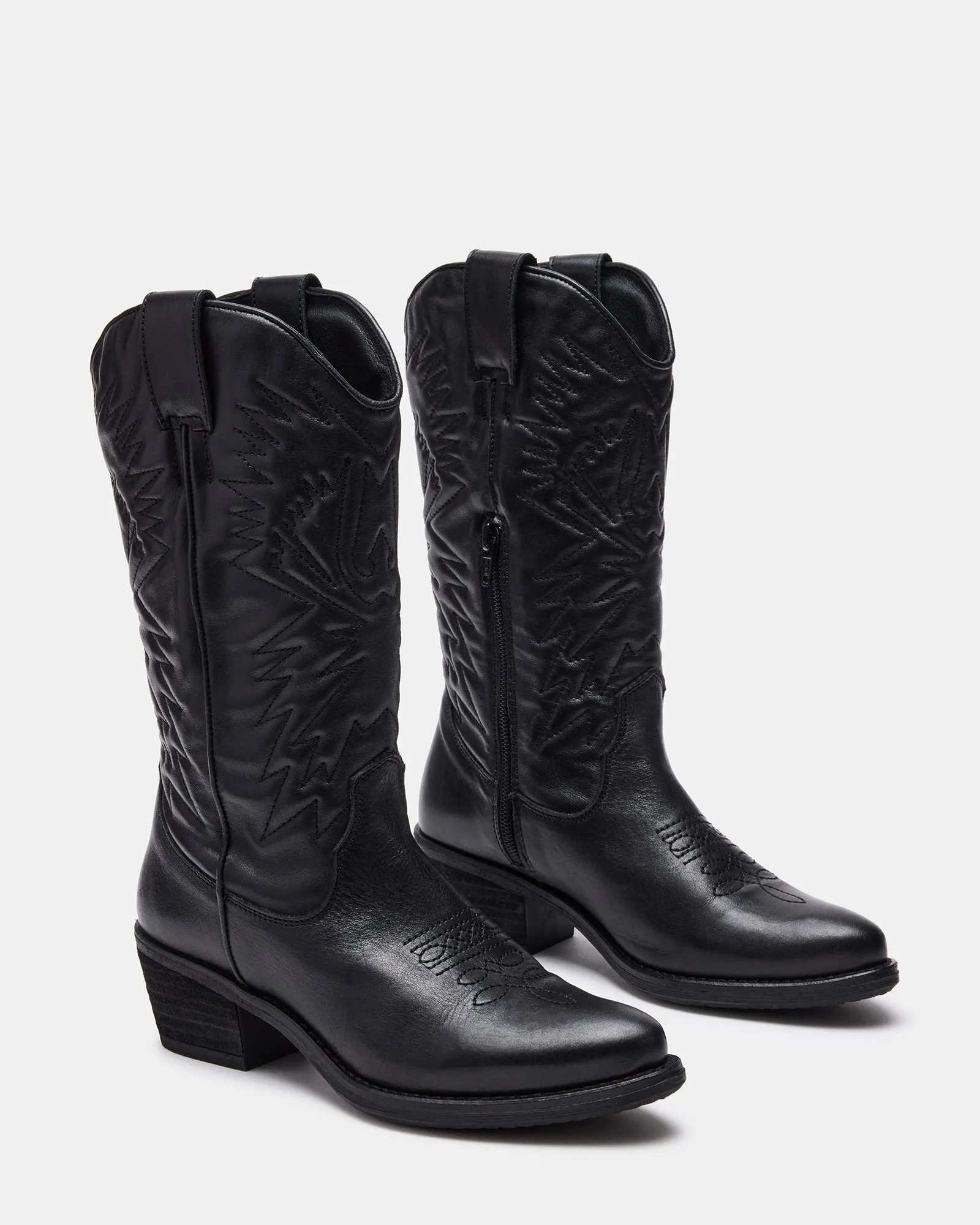 HAYWARD BLACK LEATHER - SM REBOOTED sold by Steve Madden product image thumbnail 3