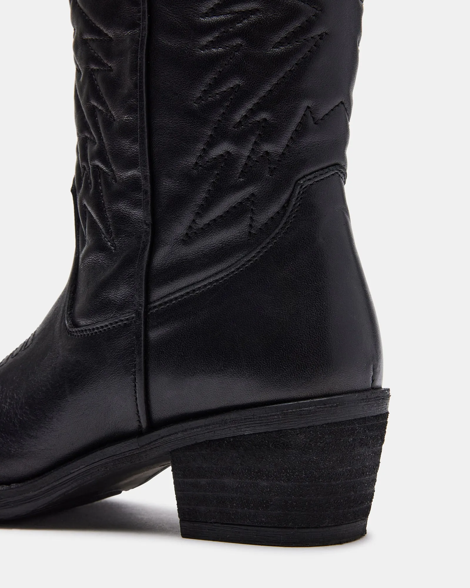 HAYWARD BLACK LEATHER - SM REBOOTED sold by Steve Madden product image thumbnail 5