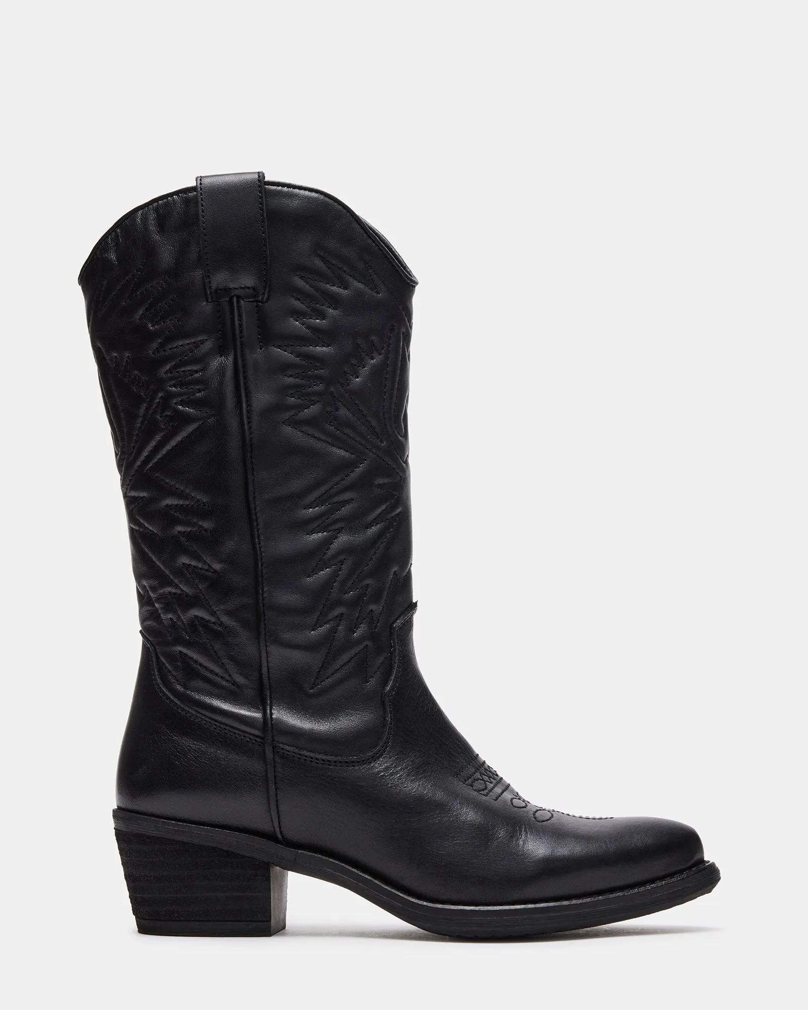 HAYWARD BLACK LEATHER - SM REBOOTED sold by Steve Madden
