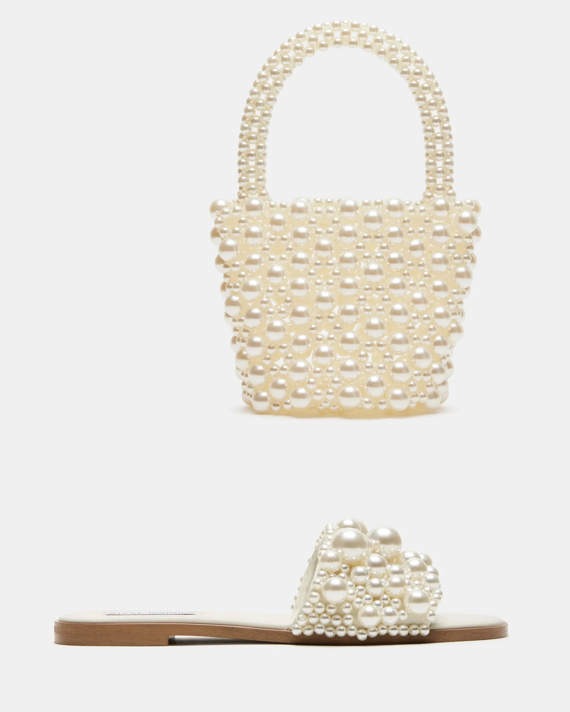 SHOP THE LOOK KNICKY + PEARL BAG sold by Steve Madden