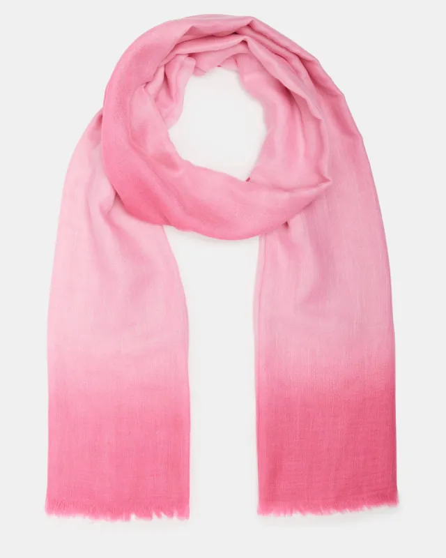 OMBRE SCARF HOT PINK sold by Steve Madden
