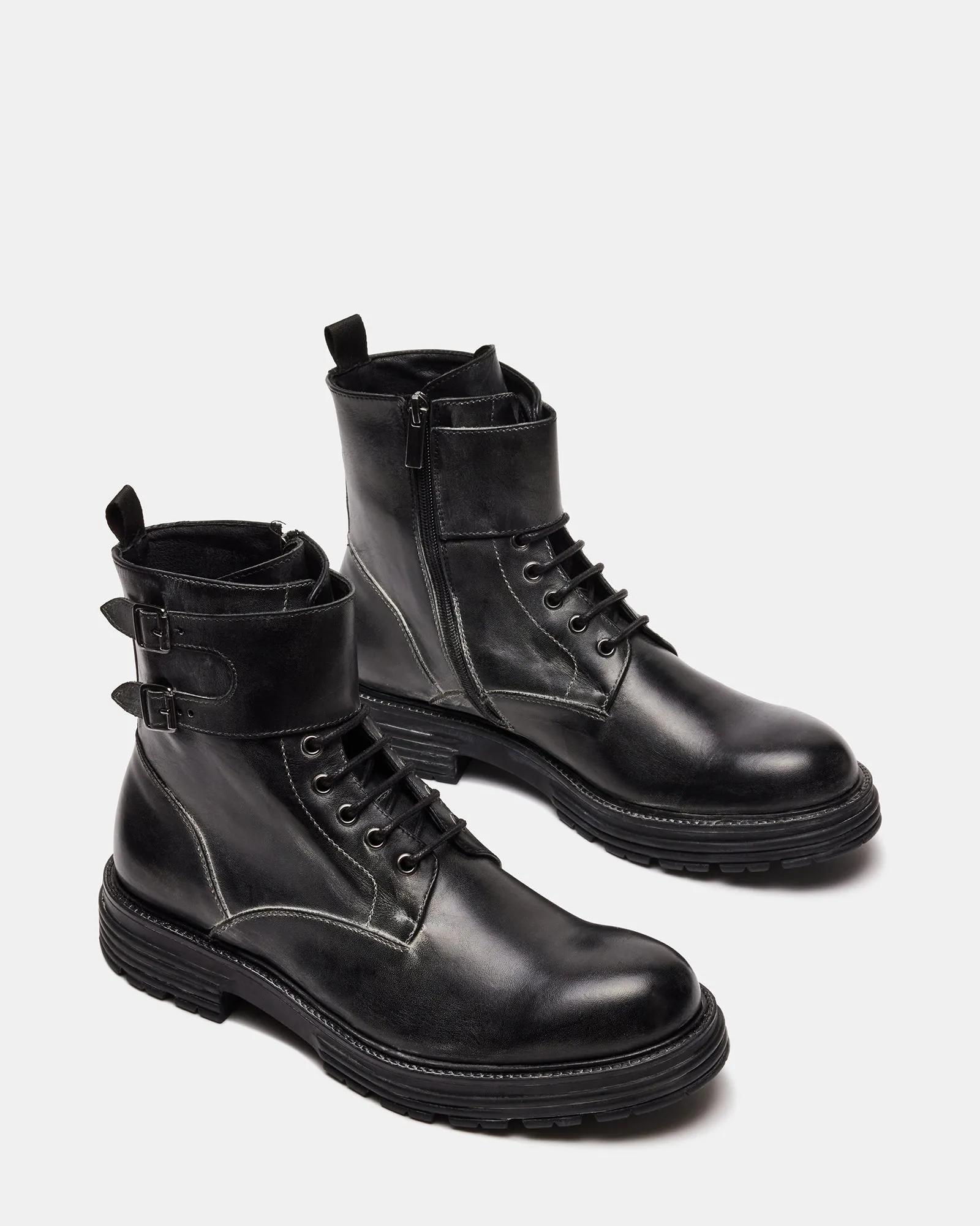 LUCIANO BLACK LEATHER sold by Steve Madden product image thumbnail 2