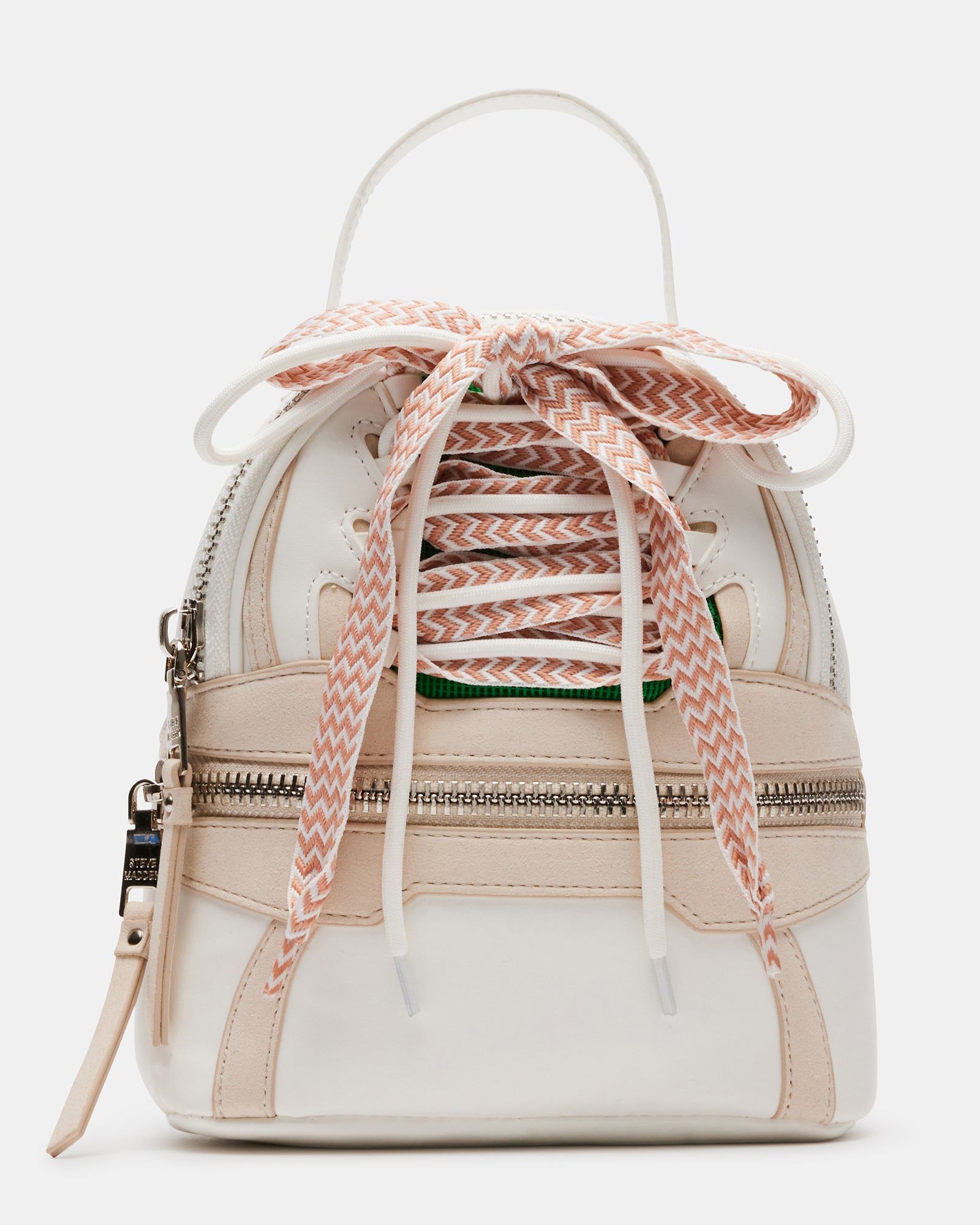 ROARING BAG WHITE/GREEN sold by Steve Madden