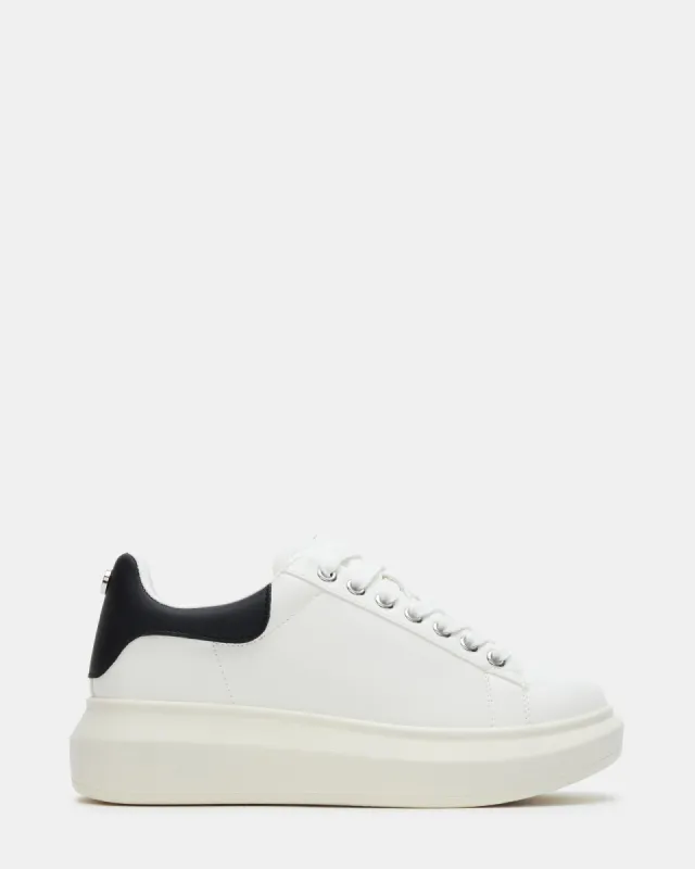 GASP WHITE/BLACK sold by Steve Madden
