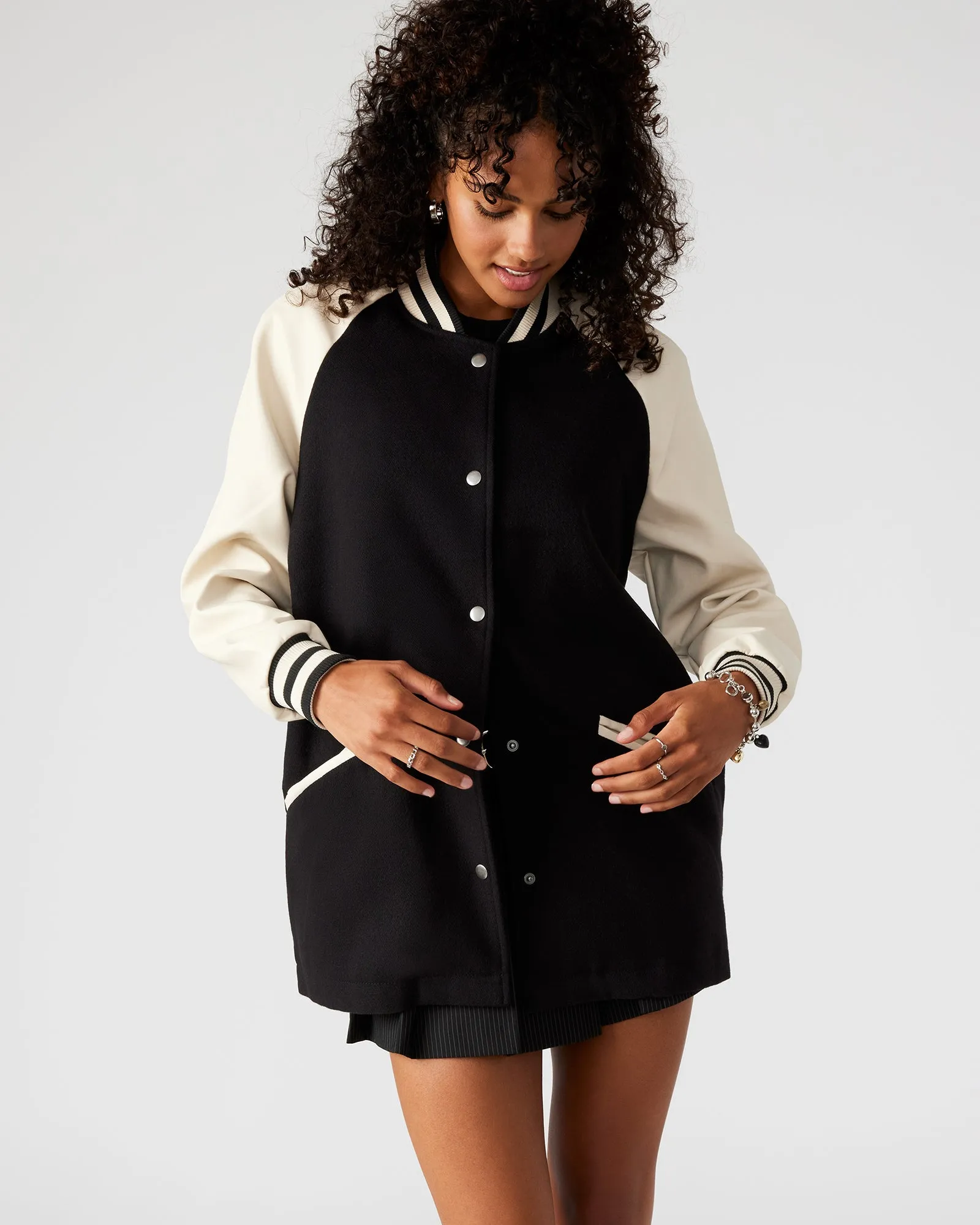 SKYLIE JACKET BLACK sold by Steve Madden product image thumbnail 2