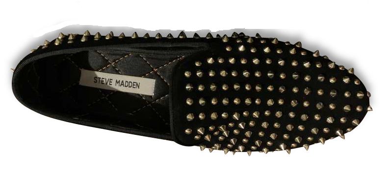 STUDDED LOAFERS IN BLACK - SM REBOOTED sold by Steve Madden