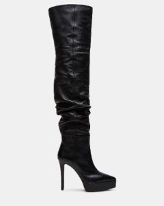 ASHLEY BLACK LEATHER sold by Steve Madden