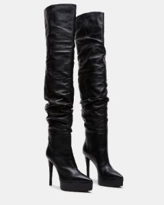 ASHLEY BLACK LEATHER sold by Steve Madden