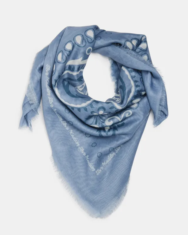 PAISLEY BANDANA DENIM FABRIC sold by Steve Madden