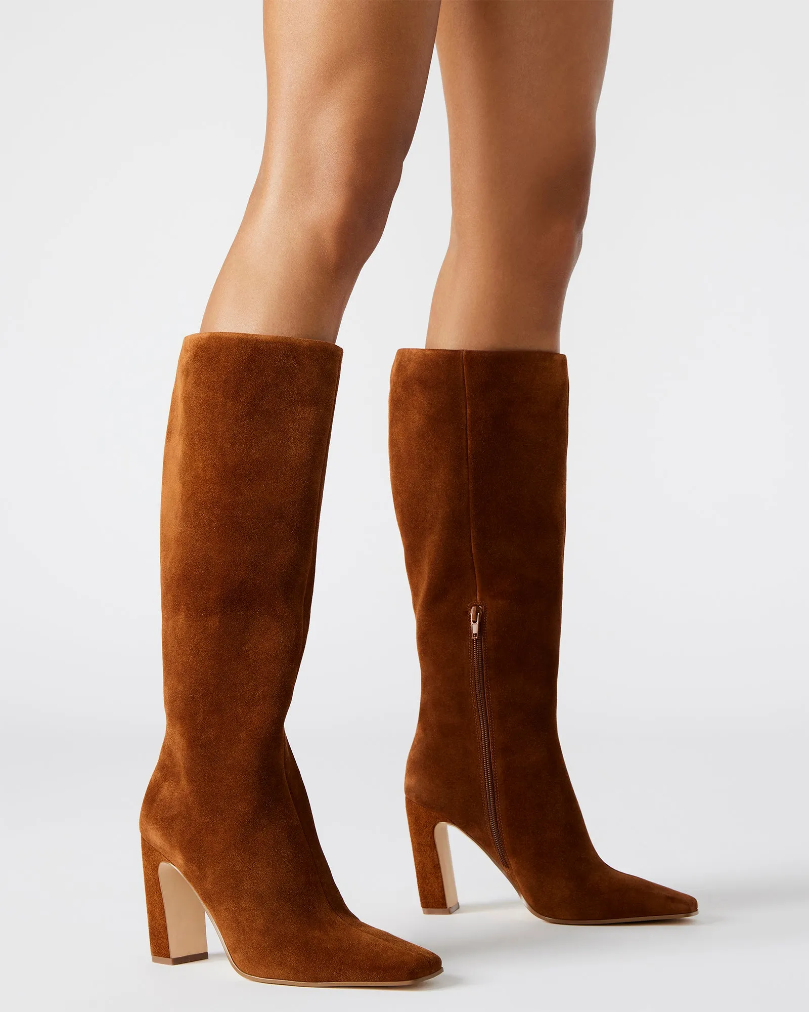★Steve Madden★新作★大人気★LIZETTE COGNAC★ブーツ LIZETTE Cognac Suede Knee-High Boot | Women's Boots – Steve