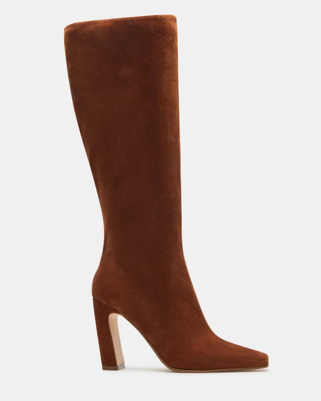 LIZETTE COGNAC SUEDE sold by Steve Madden