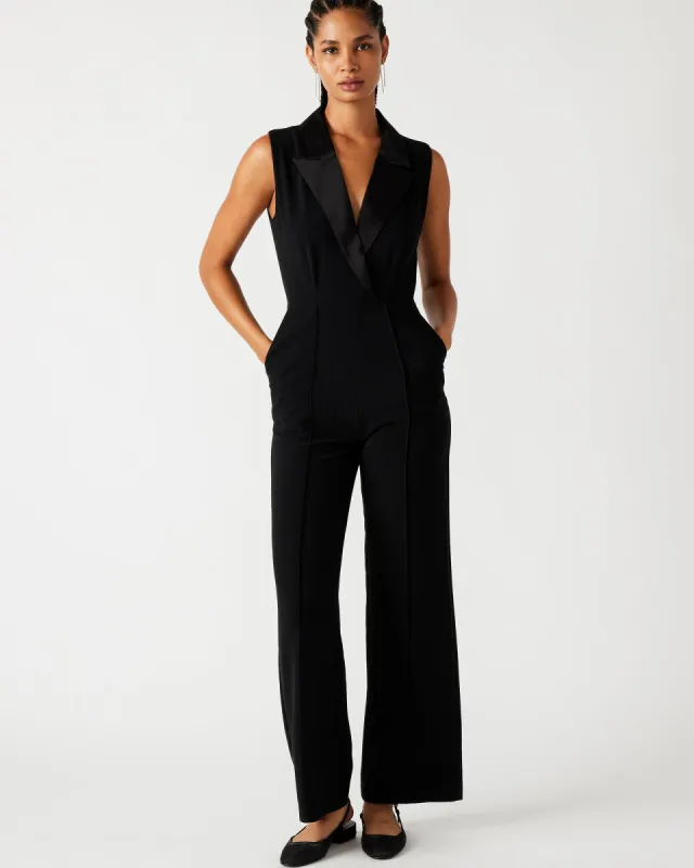 IVA JUMPSUIT BLACK sold by Steve Madden