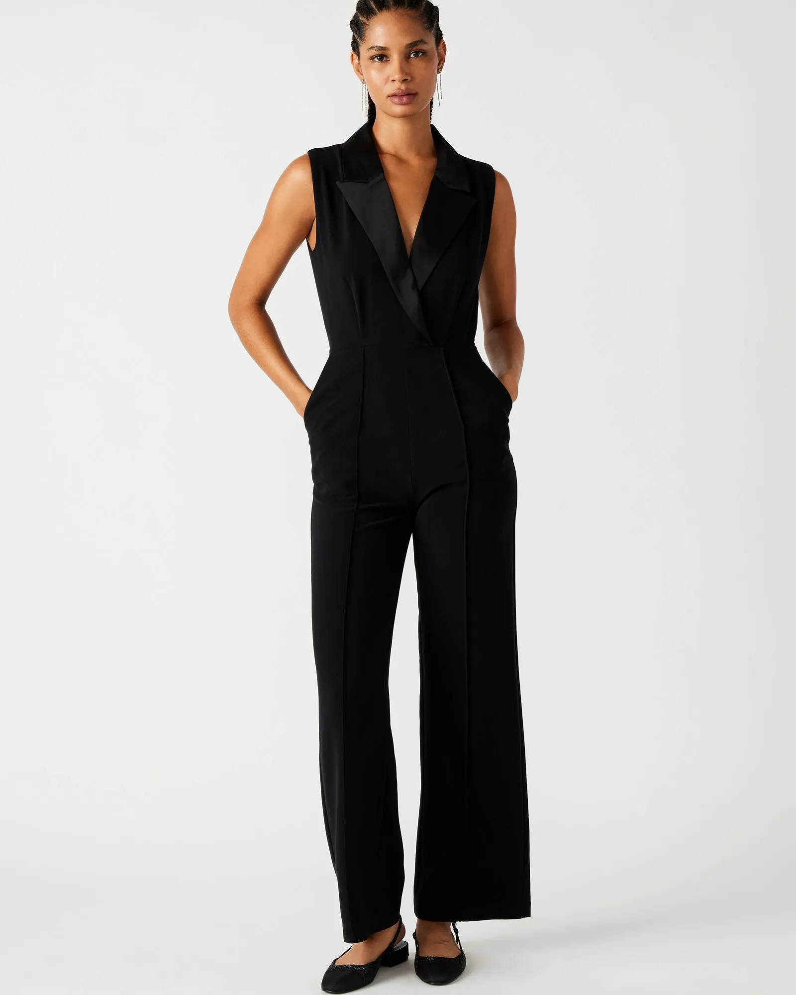 IVA JUMPSUIT BLACK sold by Steve Madden