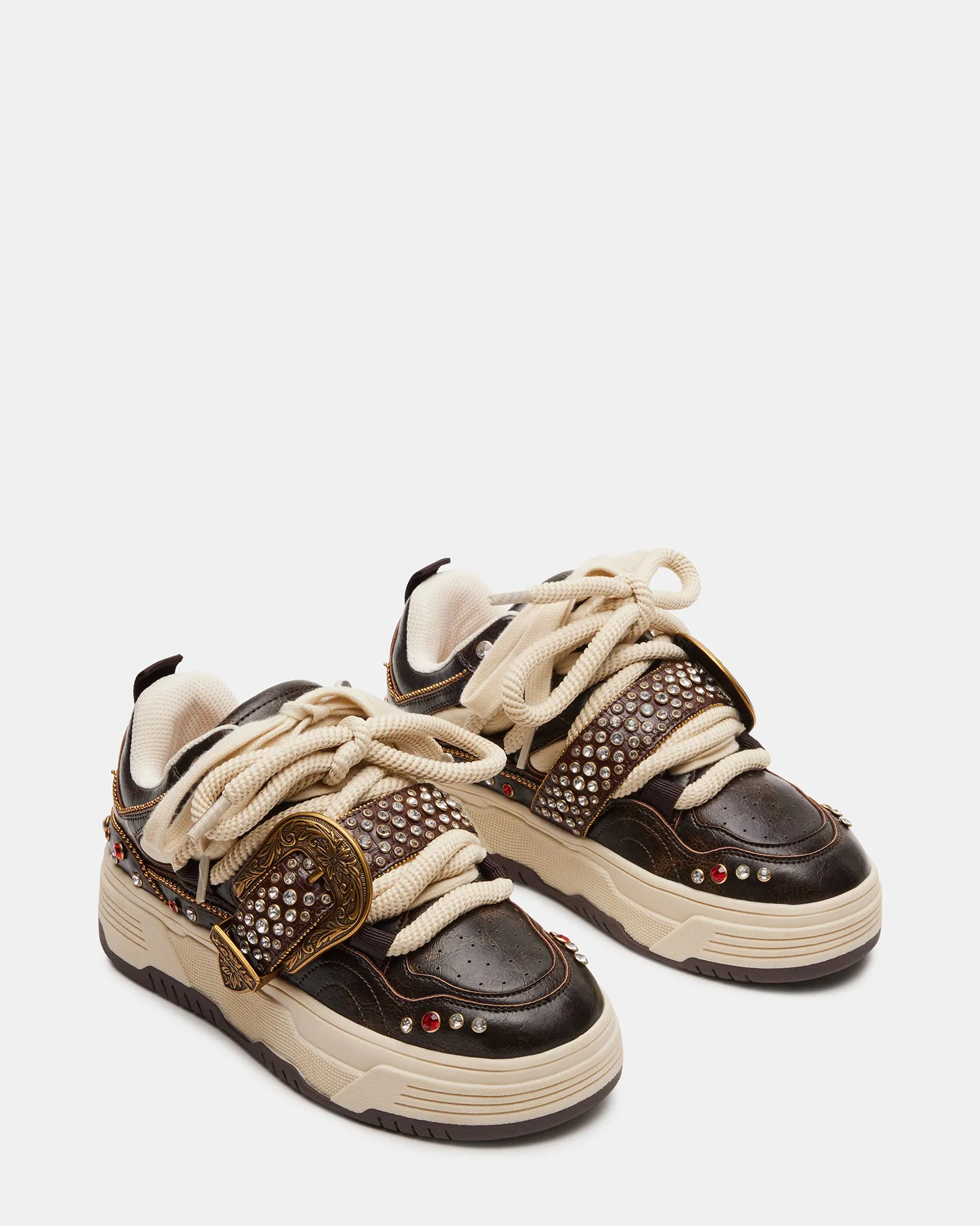 BOOMER STUD BROWN DISTRESSED sold by Steve Madden product image thumbnail 2