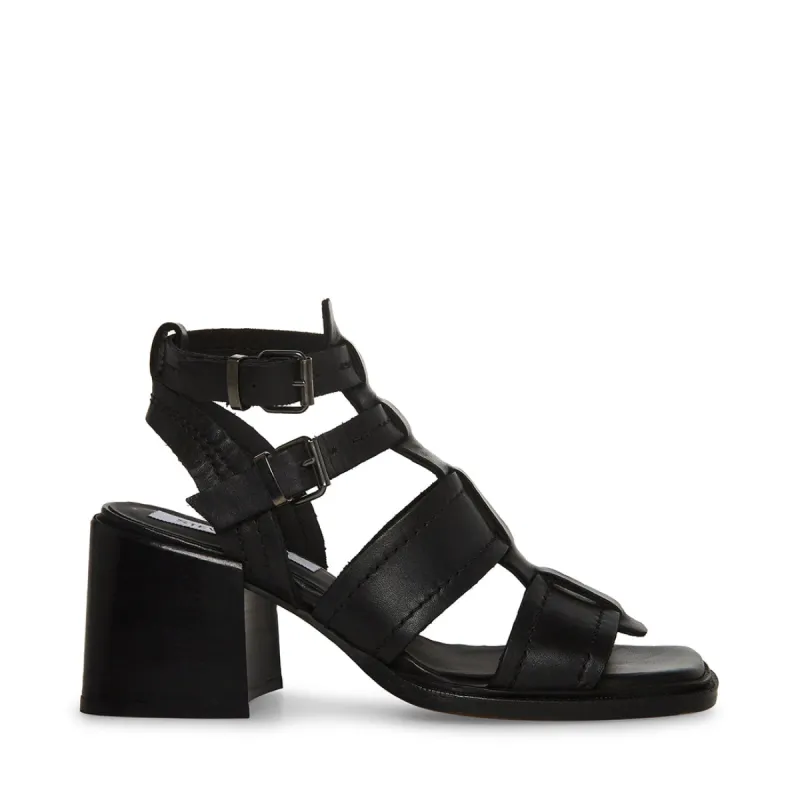 ANGELENE BLACK LEATHER sold by Steve Madden