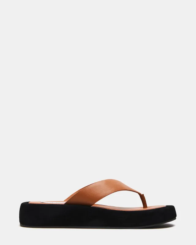 KYLEN COGNAC LEATHER sold by Steve Madden
