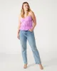 SOLANGE TOP PURPLE sold by Steve Madden